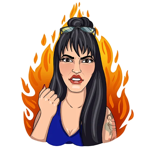 🔥 Стикер «fialkovskaya_yana» для Telegram