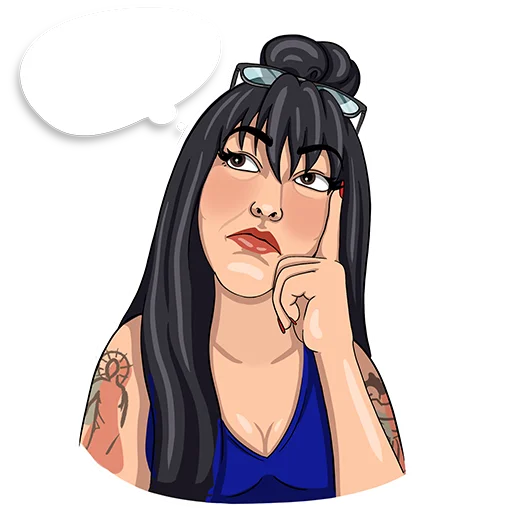 🤔 Стикер «fialkovskaya_yana» для Telegram