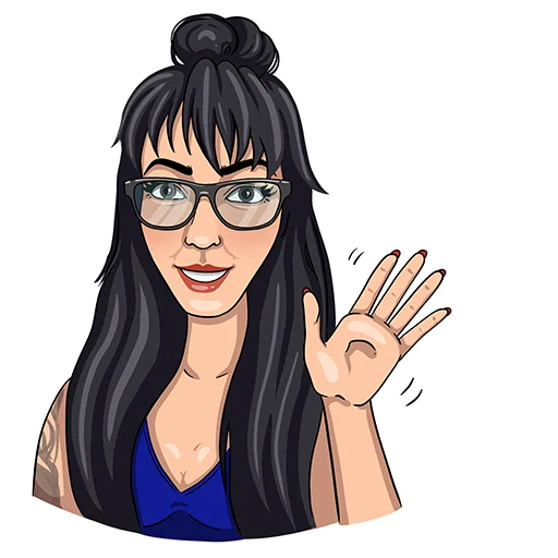 👋 Стикер «fialkovskaya_yana» для Telegram