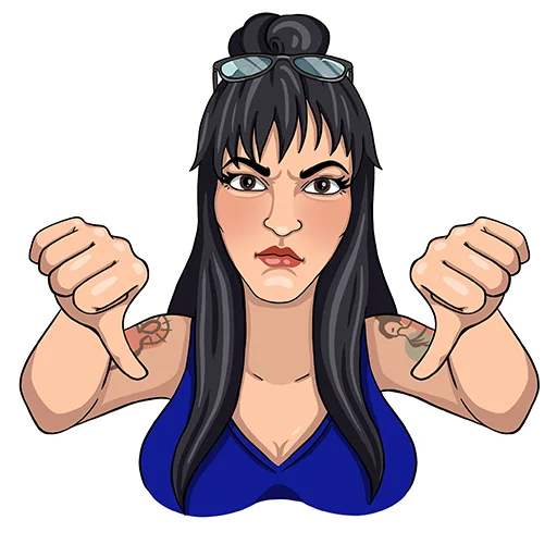 👎 Стикер «fialkovskaya_yana» для Telegram