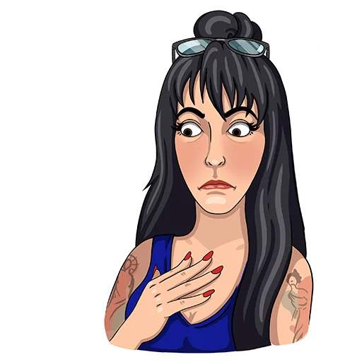 😳 Стикер «fialkovskaya_yana» для Telegram