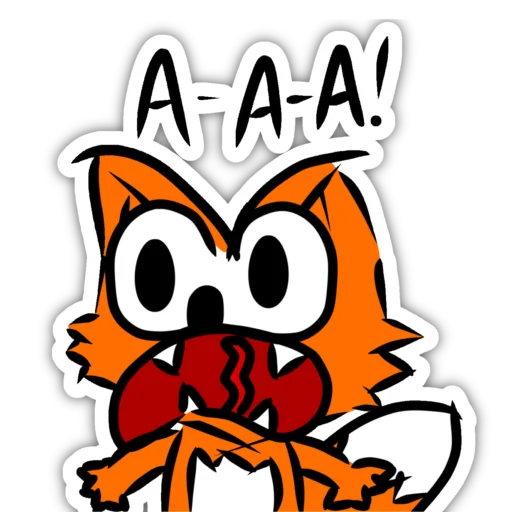 😱 Стикер «Фичи» для Telegram