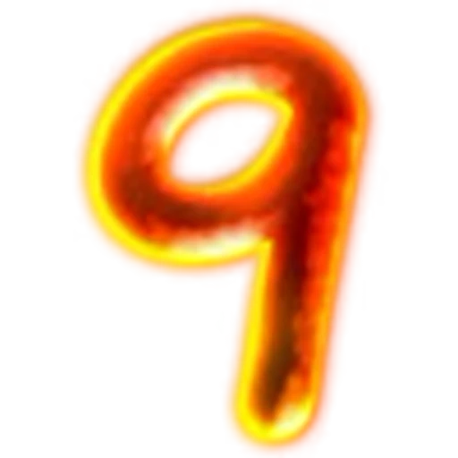 9️⃣ Эмодзи «Fiery Alphabet» для Telegram
