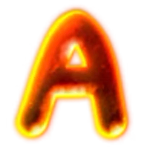 Стикерпак Fiery Alphabet для Telegram