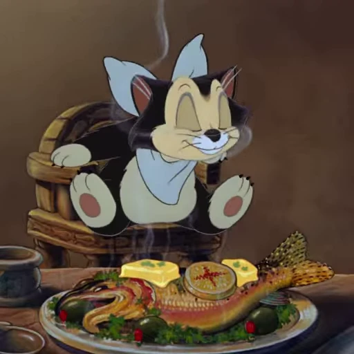 😋 Стикер «Figaro C» для Telegram