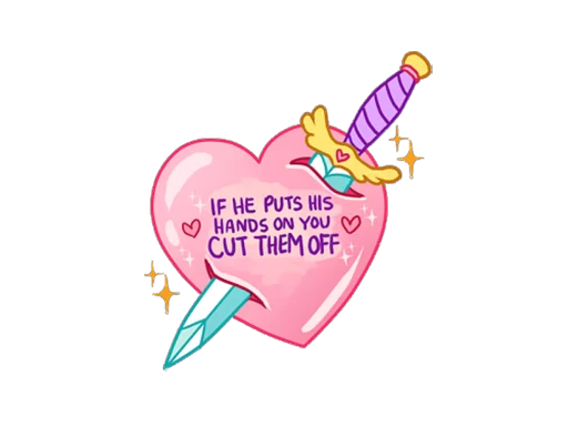 💘 Стикер «grl_pwr» для Telegram