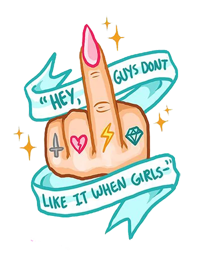 💎 Стикер «grl_pwr» для Telegram