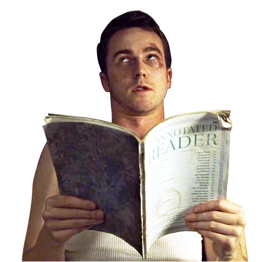 😎 Стикер «fight club» для Telegram