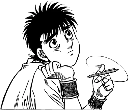 🤔 Стикер «Hajime no ippo» для Telegram