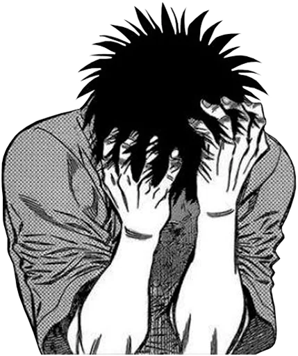 Стикерпак Hajime no ippo для Telegram