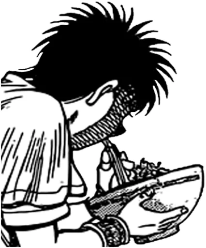 😨 Стикер «Hajime no ippo» для Telegram