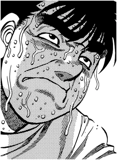 😖 Стикер «Hajime no ippo» для Telegram