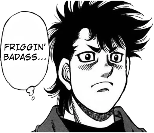 😳 Стикер «Hajime no ippo» для Telegram