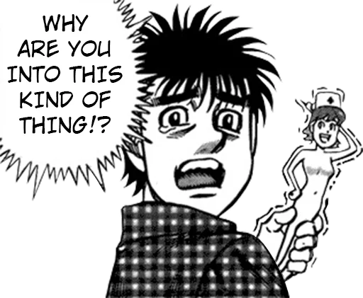 😰 Стикер «Hajime no ippo» для Telegram