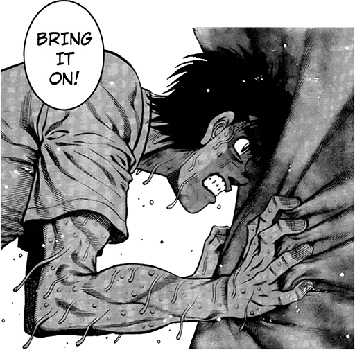 😤 Стикер «Hajime no ippo» для Telegram