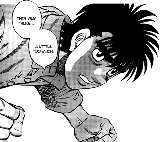 😠 Стикер «Hajime no ippo» для Telegram