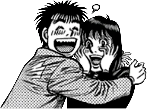 💑 Стикер «Hajime no ippo» для Telegram