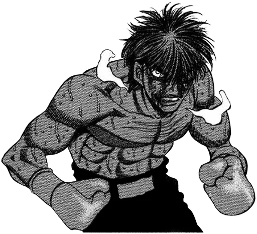👹 Стикер «Hajime no ippo» для Telegram