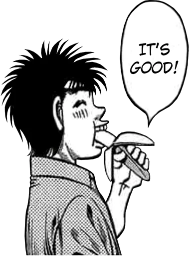 👍 Стикер «Hajime no ippo» для Telegram