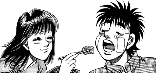💑 Стикер «Hajime no ippo» для Telegram