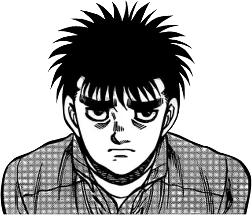 ☹️ Стикер «Hajime no ippo» для Telegram
