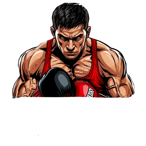 🥊 Стикер «Качайся» для Telegram