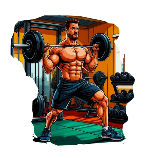 🏋️‍♂️ Стикер «Качайся» для Telegram