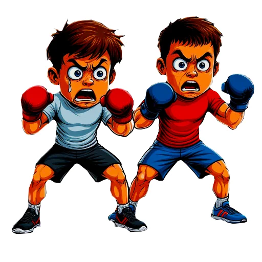 🤼‍♂️ Стикер «Качайся» для Telegram