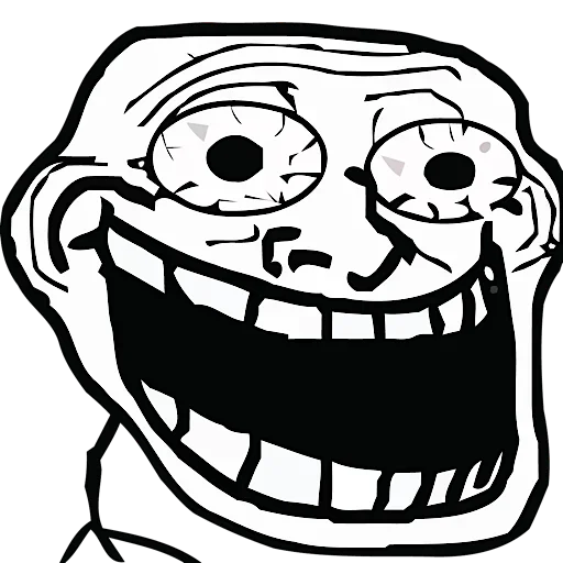 🧠 Стикер «TrollFace» для Telegram