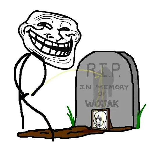 🧠 Стикер «TrollFace» для Telegram