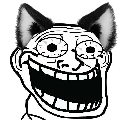 🧠 Стикер «TrollFace» для Telegram