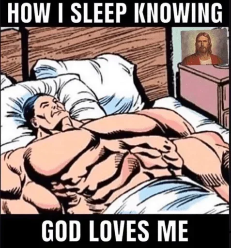 😴 Стикер «Christianity» для Telegram