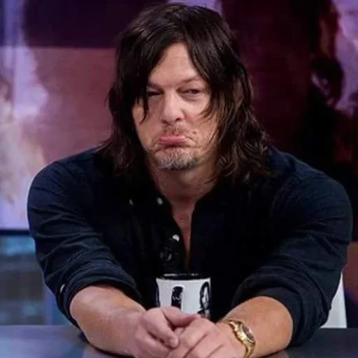 ☹️ Стикер «Norman Reedus» для Telegram