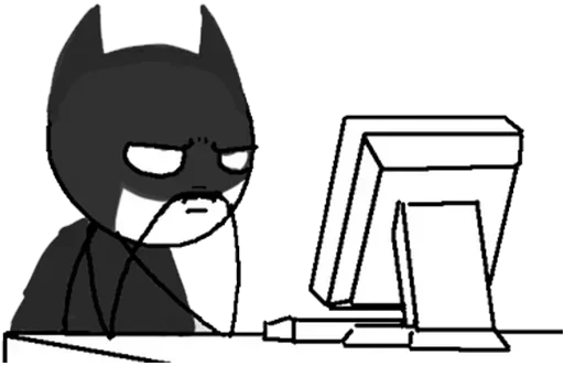 🤔 Стикер «Desk / meme faces» для Telegram