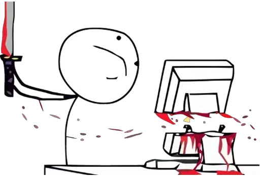 😐 Стикер «Desk / meme faces» для Telegram