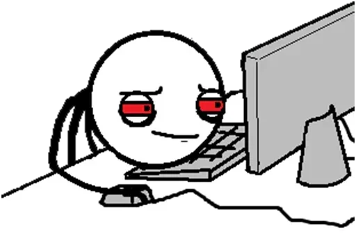 😓 Стикер «Desk / meme faces» для Telegram