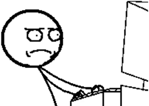 😳 Стикер «Desk / meme faces» для Telegram