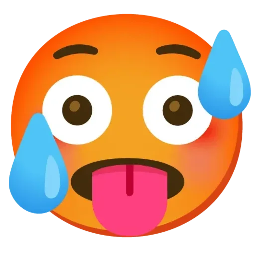 🥵 Стикер «Emote ¦» для Telegram