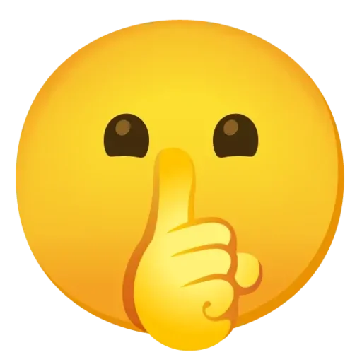 🤫 Стикер «Emote ¦» для Telegram
