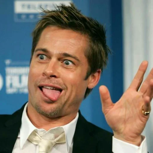 🤪 Стикер «Brad Pitt» для Telegram