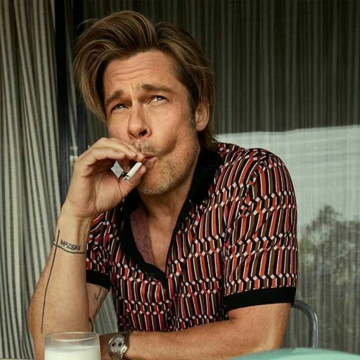 🚬 Стикер «Brad Pitt» для Telegram