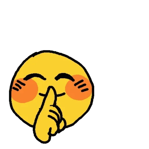 🤫 Стикер «emojis» для Telegram