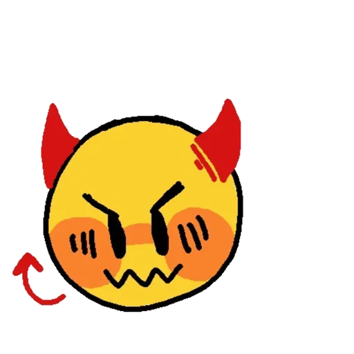 😈 Стикер «emojis» для Telegram
