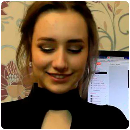 😑 Стикер «Russian girl» для Telegram