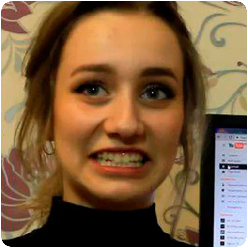 😖 Стикер «Russian girl» для Telegram