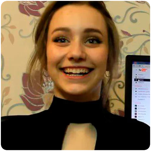 😃 Стикер «Russian girl» для Telegram
