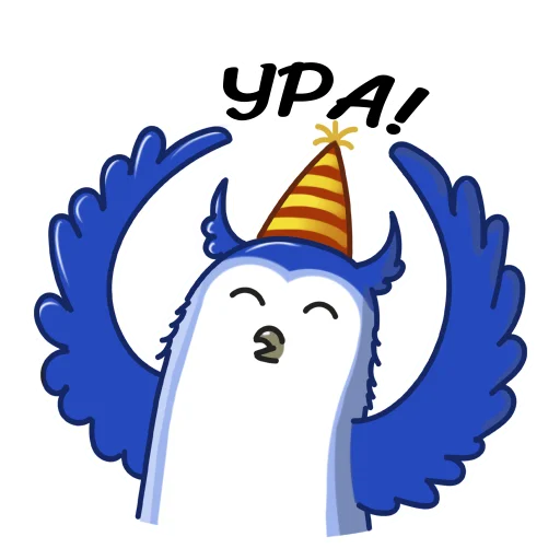 🥳 Стикер «Филин Фил» для Telegram