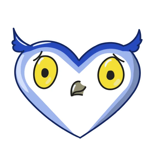 ❤️ Стикер «Филин Фил» для Telegram
