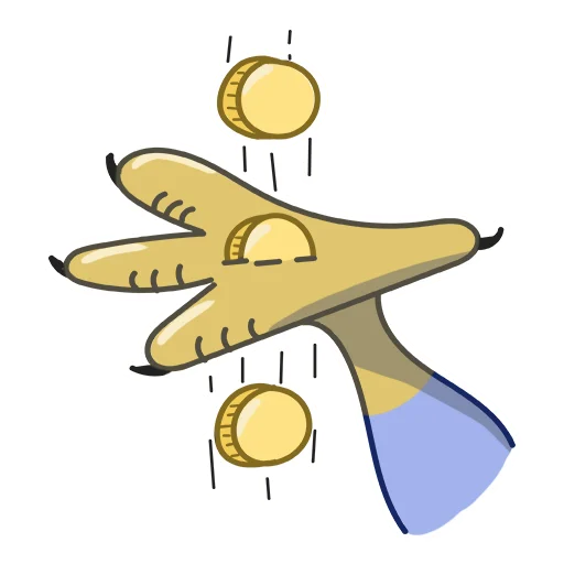 💰 Стикер «Филин Фил» для Telegram