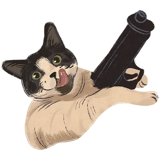 🤘 Стикер «Котомемы» для Telegram